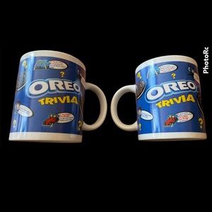 One set of two  Oreo mugs cups trademark of Nabisco